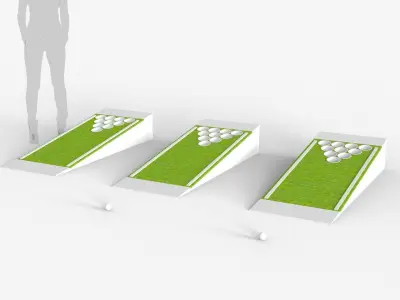 Beer Pong Golf 3D model