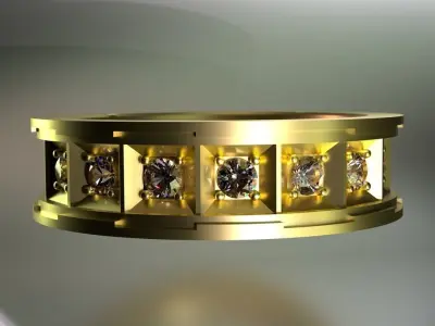 Greek style Ring Free 3D print model