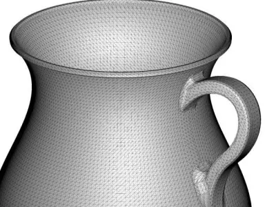 Porcelain Jug 3D model