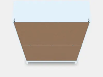 REGISSOR Glassdoor cabinet Low-poly 3D model