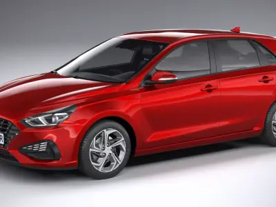 Hyundai i30 Hatchback 2021 3D model