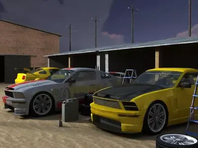 Street Drivers Low-poly 3D model