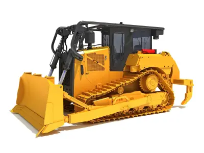 Tracked Dozer 3D model