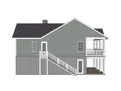 Cabin House 02 -Archimple LLC 3D model