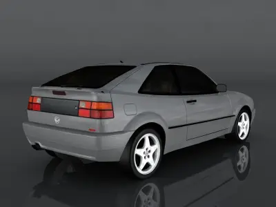 Volkswagen Corrado Low-poly 3D model