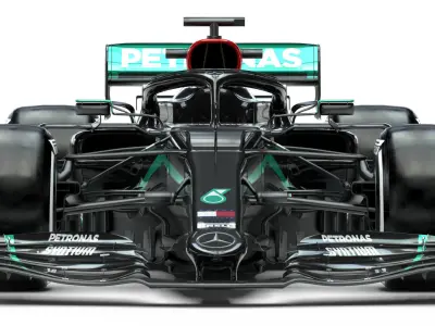 F1 Mercedes W11 2020  3D model