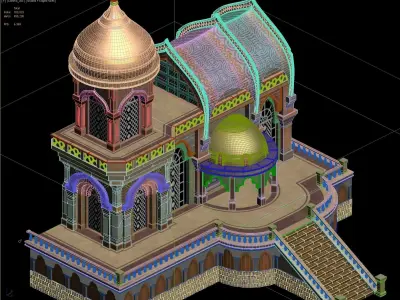 castle build 3D model get