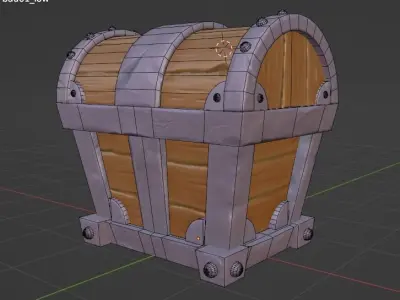 Fantasy Chest 3D  Free low-poly 3D model