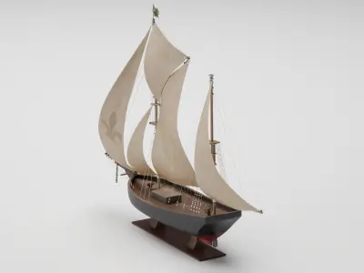 Decorative Ship 3D model