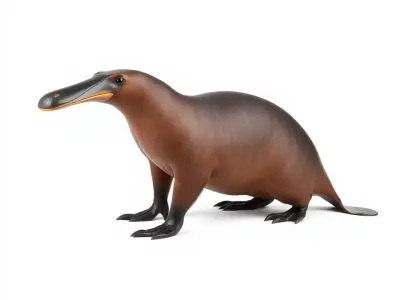 Rusty Platypus Creature model pack Low-poly 3D model