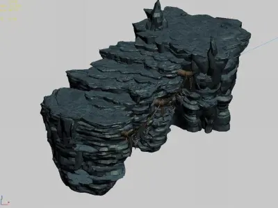 Stone Town Magic Cave - Stone 04 3D model