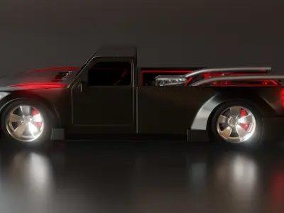 Pickup truck 3D model