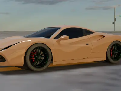 Ferrari 488 GTB  3D model