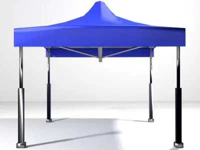Tent - 4square 3D model
