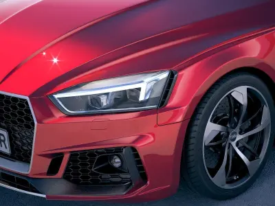 Audi RS5 Coupe 2018 3D model