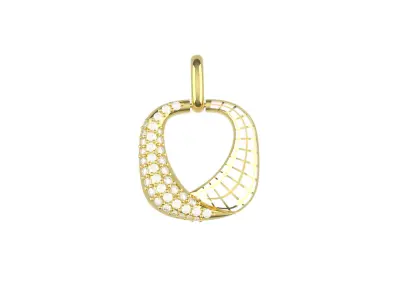 pendant 3D print model 3