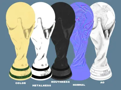 FIFA World Cup Trophy 3D model order