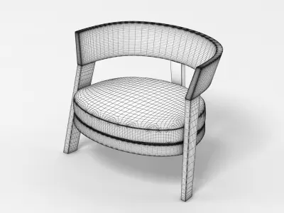 Flexform Abbracci Chair 3D model