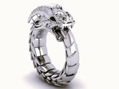 Dragon ring 3D print model