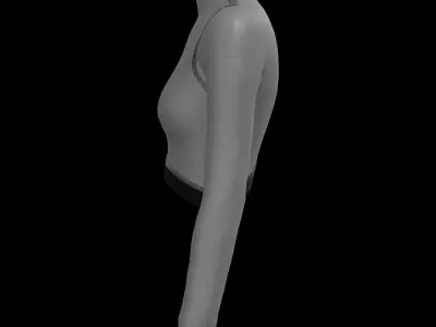  Female mesh log sleeve 3D model