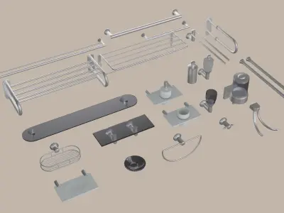Bath Accessories 3D model