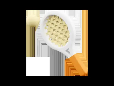3d  tennis racket and ball 3D model