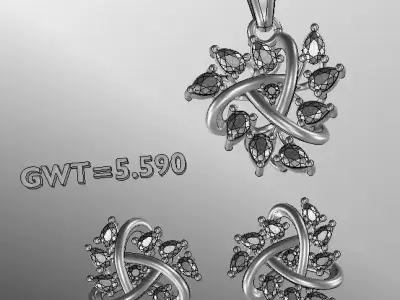 FASHION PENDENT 3D print model