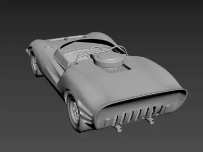 Mecom Hussein MK I 1964 Can Am  3D print model