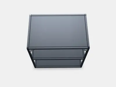 ENHET Shelf frame for base unit  shelves Low-poly 3D model