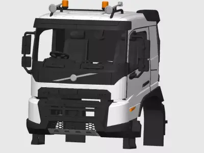 VOLVO FMX  H0 scale 3D PRINT  3D print model