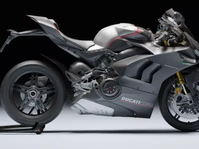 Ducati Panigale V4 SP 2021 Low-poly 3D model