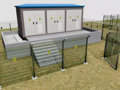 Electricity Transformers 3D model