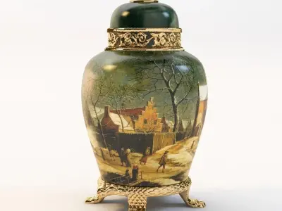 Antique Art Vase 3D model