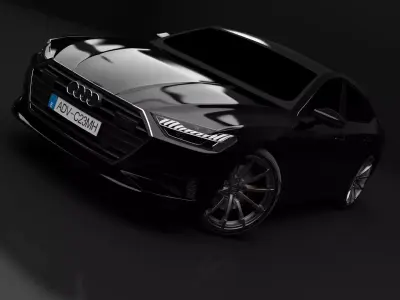 Audi A7 2018  3D model