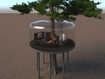 Treehouse 3D model