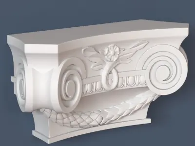 Pilaster Capital 3D model shop