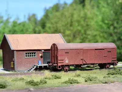 ROLLS-0024 Swedish SJ Litt Gbls-u Freight Car H0-scale 3D print model