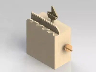 Automata toy Free 3D model