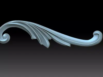 Decorative element 3D print model