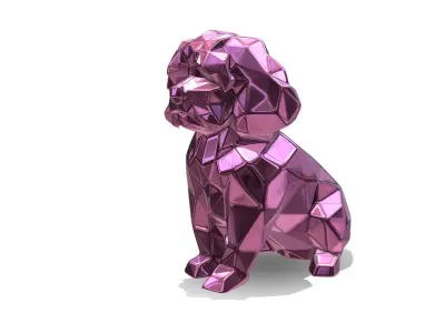 Maltese dog 3D print model