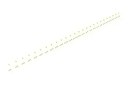 Drawing Line With Dominoes 3D model