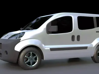 Peugeot Bipper PBR 3D model