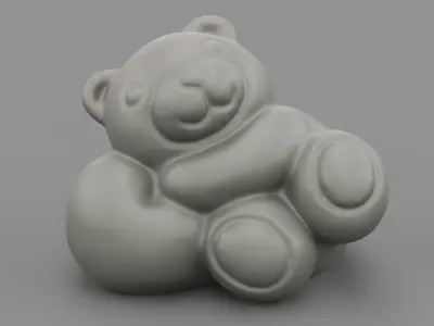 Ceramic Teddy bear 3D print model