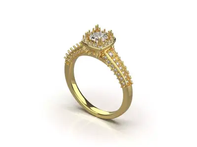 ring code 203 3D print model