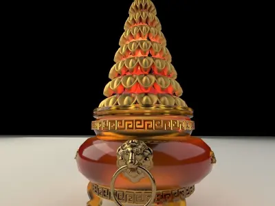 Chinese Gold Ingot  3D model