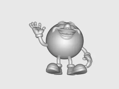 Smiling Christmas Ornament Character Holiday Decor 3D print model