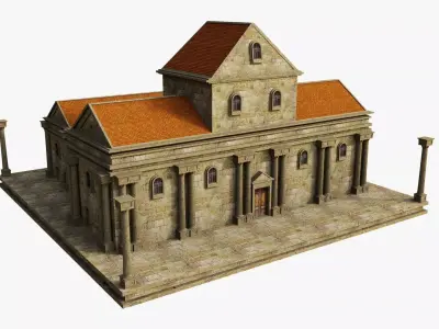 Ancient home 3D model