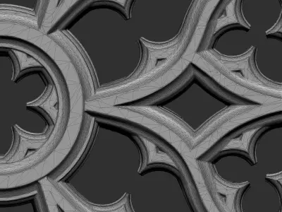 Gothic Tracery 4 3D print model