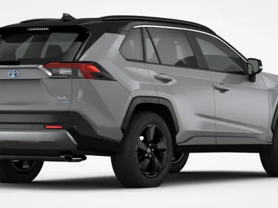 Toyota RAV4 Hybrid 2019 3D model