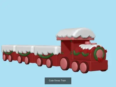 Christmas Ornaments 3D Model Collection